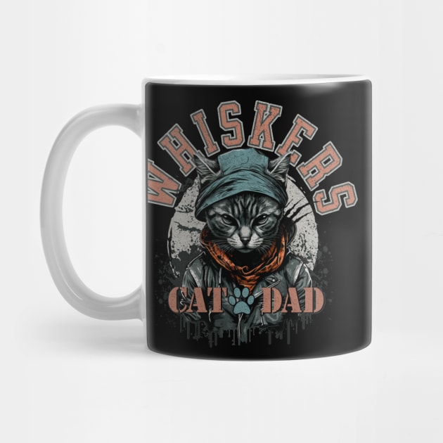 Grunge Cat Dad by HolidayBug